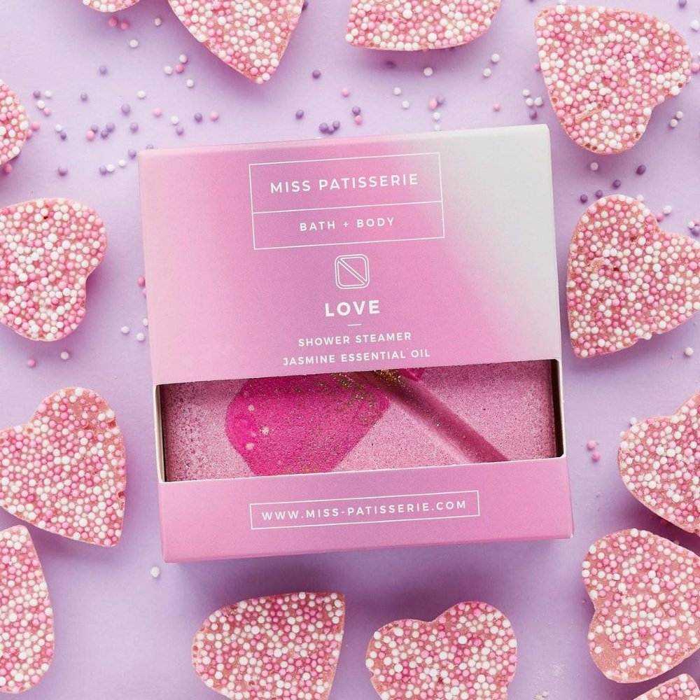 Miss Patisserie Jasmine Love Shower Steamer // Essential Oil + Clean + Vegan